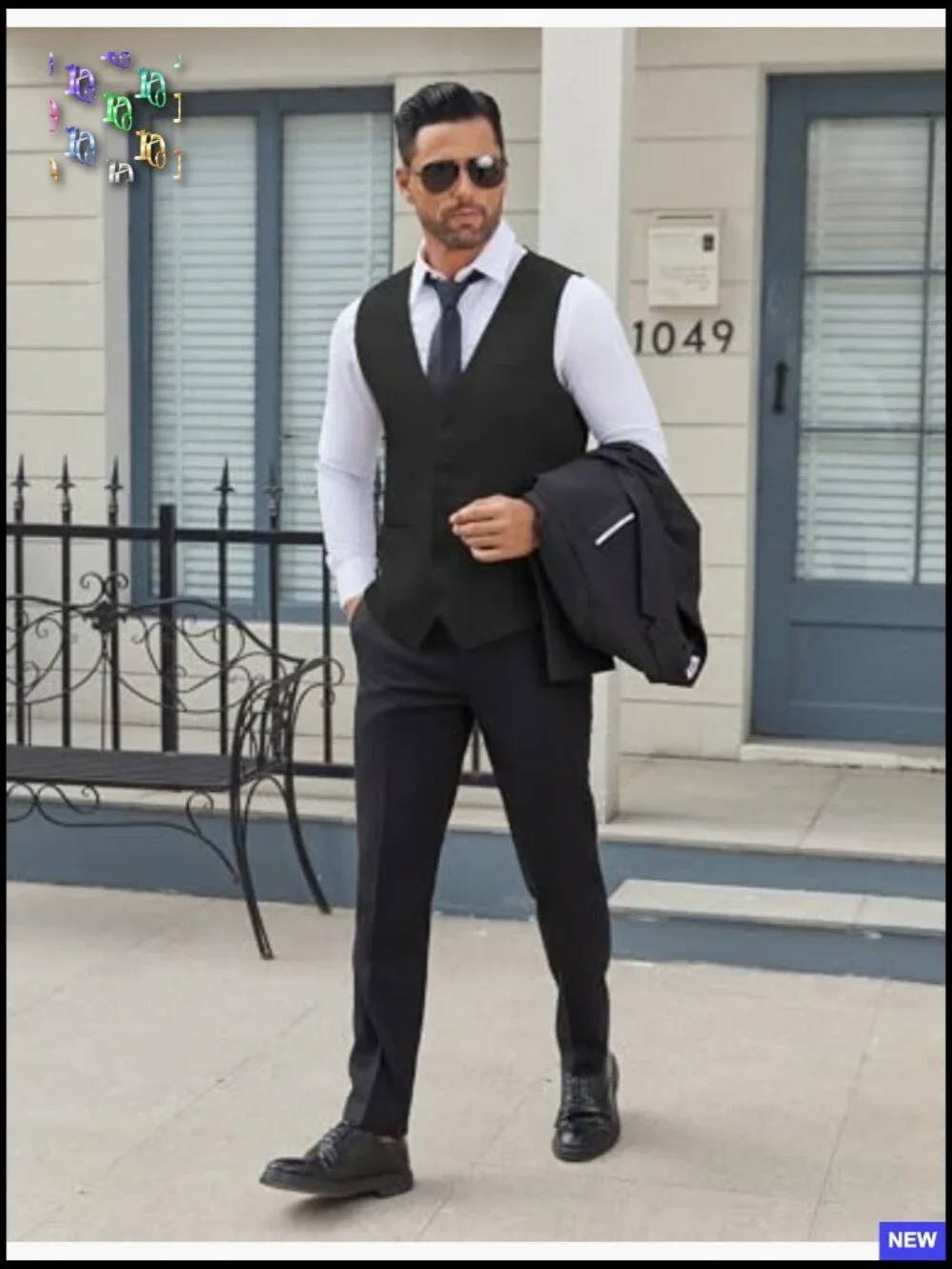 Slim Fit Formal Dress Waistcoat Groomsman Vest Classic Elegant Wedding Business